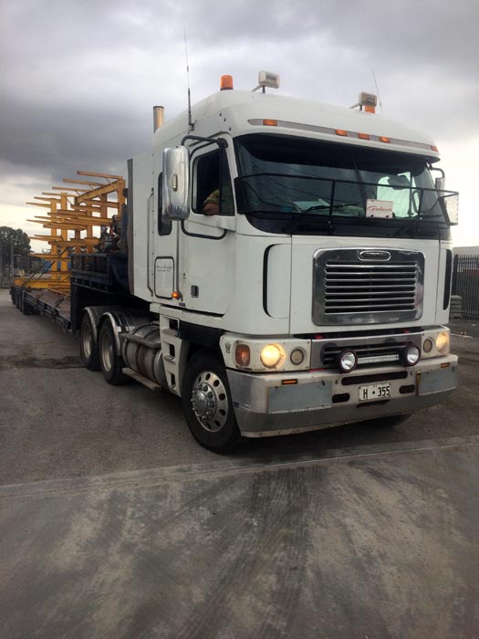 Action Solution Precast Concrete Services Perth Delivery and Transport Truck